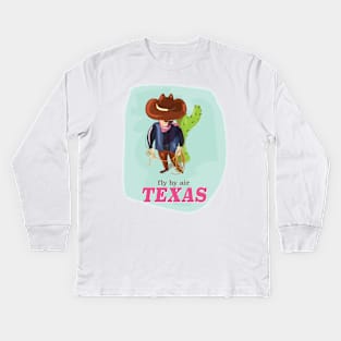 Texas Cowboy Kids Long Sleeve T-Shirt